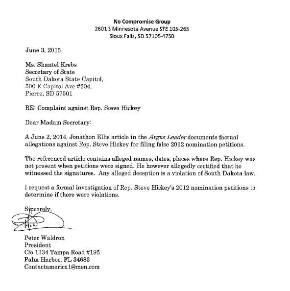 Hickey complaint
