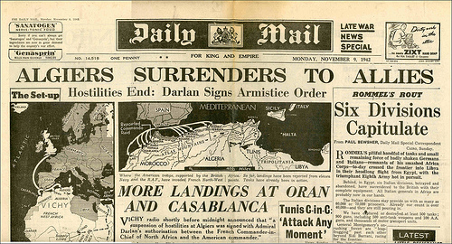 operation torch NewspaperAlgiers