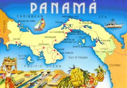 panama map